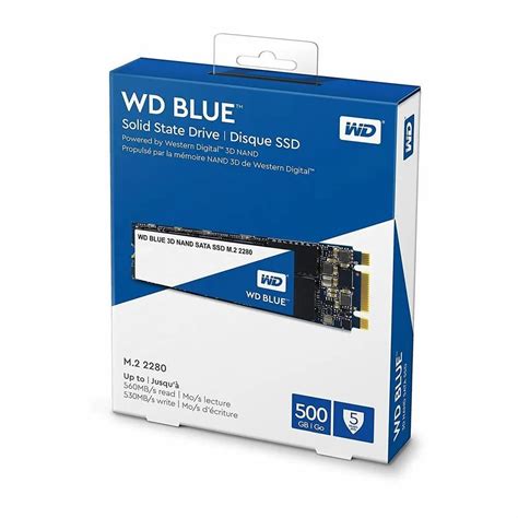 Western Digital WD Blue M 2 SATA 500GB SSD At 4750 Piece Solid