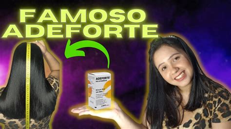 Adeforte Ampola Milagrosa Para O Crescimento Do Cabelo Famosa No