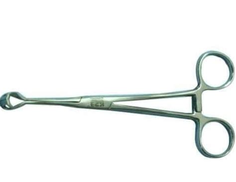 Stainless Steel Babcock Tissue Forcep For Hospital Usage At Best Price