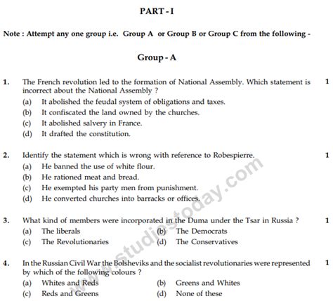 Cbse Class 9 Social Science Sample Paper Set 44