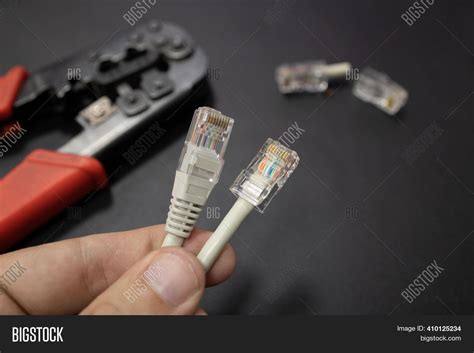 Making Crimp Ethernet Image & Photo (Free Trial) | Bigstock