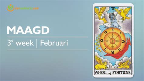 Maag Wekelijkse Tarot Horoscoop Kaartlegging Lezing Week T M