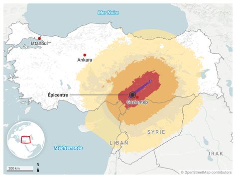 Cartograf Fr Actualit S Le S Isme En Turquie Et En Syrie