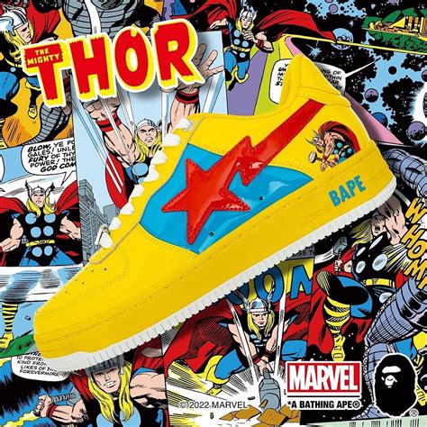 Marvel × Bape Sta Low Hulk 2022 Ntr