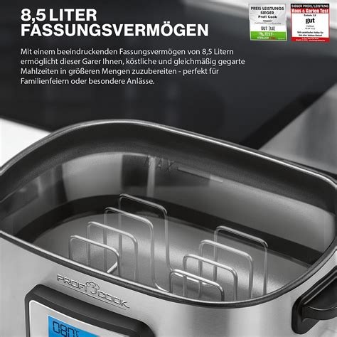 Proficook Proficook Sous Vide Garer Pc Sv Edelstahl Schwarz