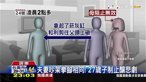 【tvbs】人倫悲劇！不堪家暴父罵母 子持利剪弒父 Youtube