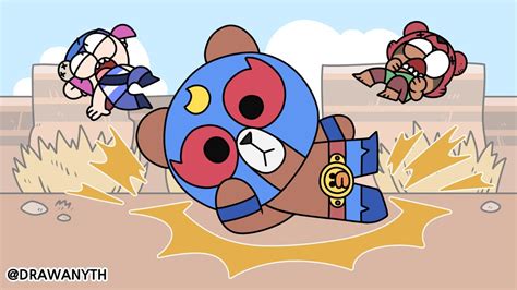 Brawl Stars Animation Nitas Bear El Brown And Nita And Penny 브롤 스타즈