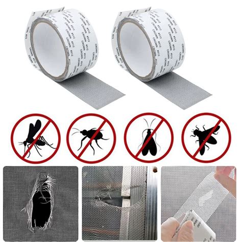 Self Adhesive Window Screen Mosquito Net Repair Tape Covering Wire Mesh