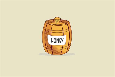 Honey Bee Illustration Graphic by RonCreates · Creative Fabrica