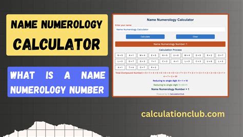 Best Name Numerology Calculator In 2025