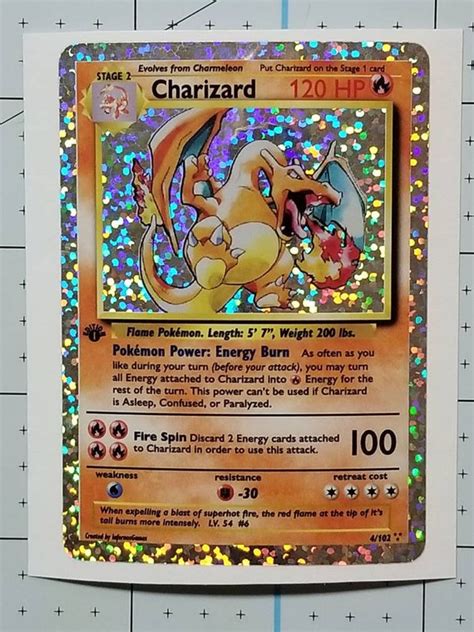 Gengar 1st Edition Holographic Charizard Card - PELAJARAN