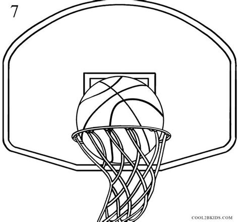 Basketball Hoop Sketch at PaintingValley.com | Explore collection of ...