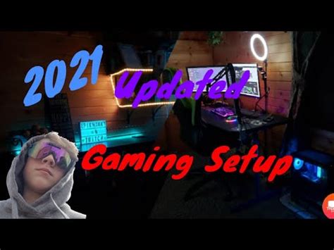 Updated Gaming Setup Room Tour 2021 YouTube