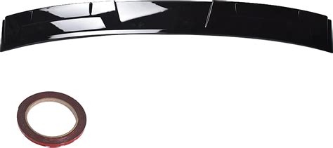 Amazon Silscvtt Gloss Black Plastic Rear Window Roof Wing Spoiler