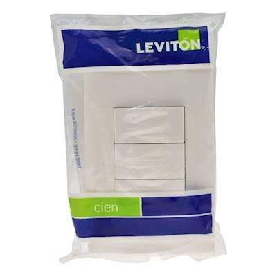 Placa Con Interruptores Blanco Leviton Cien The Home Depot M Xico