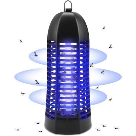 Lampe Anti Moustique Interieur 6W Uv Tue Mouche Electrique Lumiere