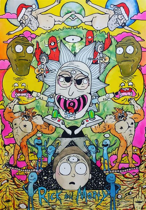 Trippy Rick And Morty Wallpaper Pin by Muhammet Çağrı Özcan on News