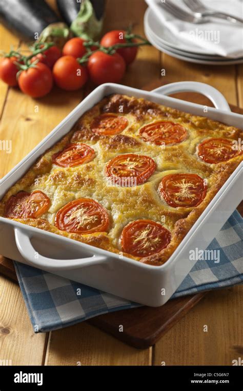 Moussaka Greek Mediterranean Food Stock Photo Alamy