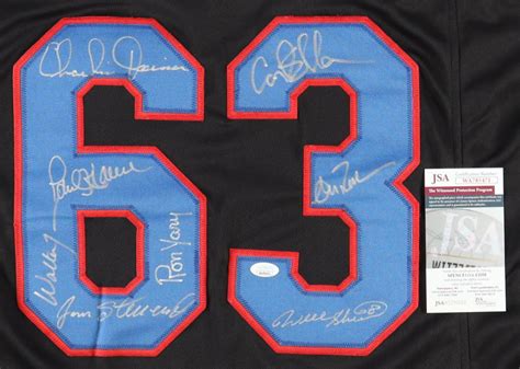 NFL Hall of Famers Jersey Signed By (8) with Ron Yary, Carl Eller ...