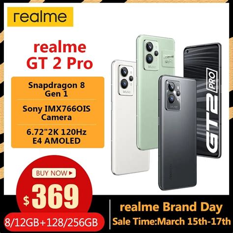 Realme Tel Fono Inteligente GT 2 Pro 5G Versi N Global Smartphone Con