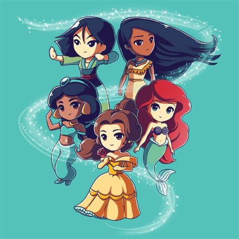 Enchanting Princesses T Shirt Disney Teeturtle Disney Drawings