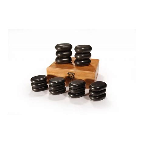 Hot Stone Massage Kit 18 Pietre Basaltiche Beauty Shop