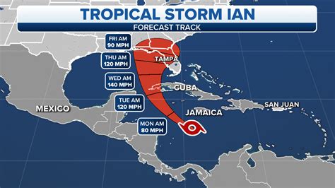 Florida Keys Under Tropical Storm Watch As Ian Gains Strength In The