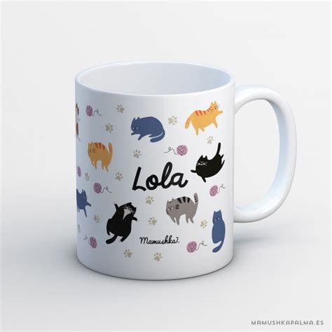 Taza Soy La Loca De Los Gatos