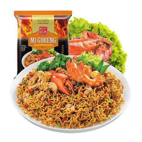 Mie Goreng Best Wok Original Spicy Blackpaper Seafood Lazada Indonesia