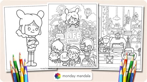 24 Toca Boca Coloring Pages (Free PDF Printables)