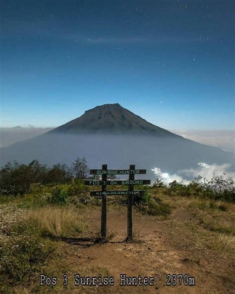 One Day Private Mount Sindoro Trekking Tour Via Alang Alang Sewu Wonosobo