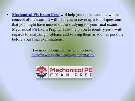 Ppt How To Get Ready For The Mechanical Engineering Pe Exam