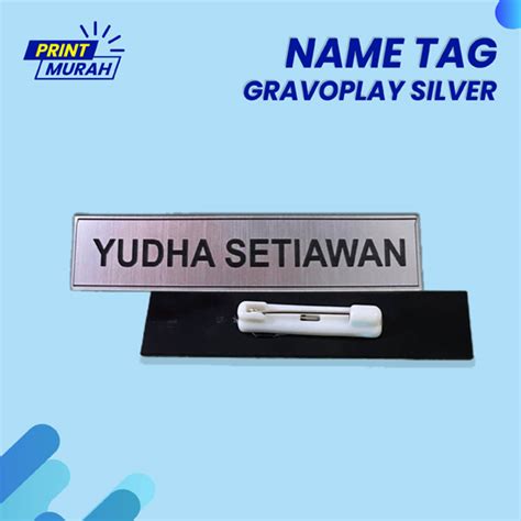 Name Tag Gravoply Murah Online Di MasbroPrinting Malang