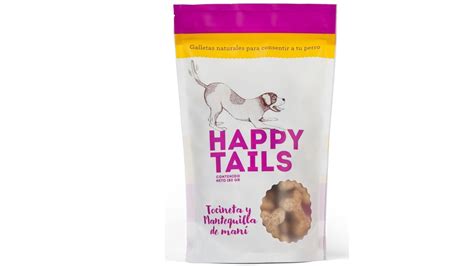 Galletas Naturales Happy Tails Para Perros Tocineta Y Mantequilla De