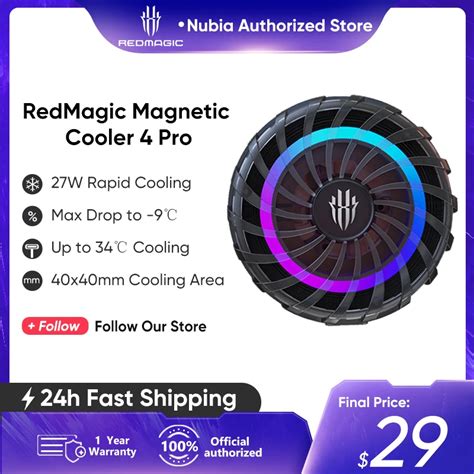 Red Magic Enfriador Magn Tico Pro W Rgb Semiconductor Enfriador