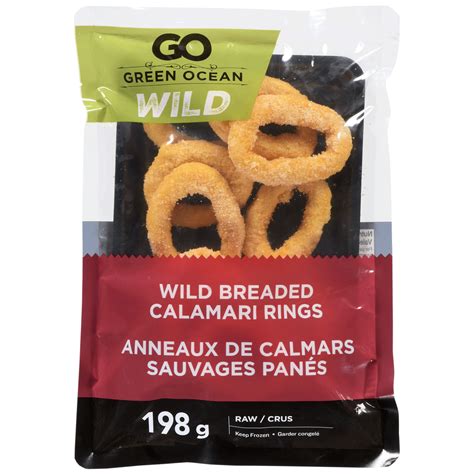 Wild Breaded Calamari Rings – Green Ocean Seafood