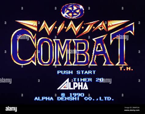 Ninja Combat SNK Neo Geo NeoGeo Editorial Use Only Stock Photo Alamy