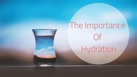 Hydration, The Importance of Hydration, Vitalized Body