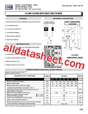 SPR150 Datasheet PDF DIOTEC Electronics Corporation