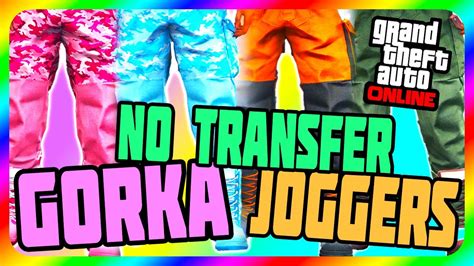 How To Get Any Gorka Joggers For Male And Female In Gta Online No