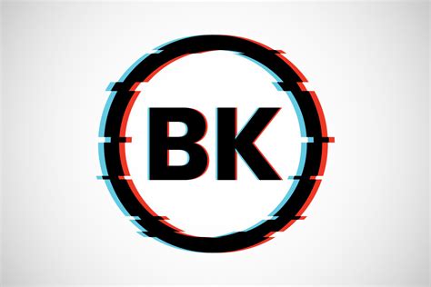 Letter B K Logo Design Deeezy