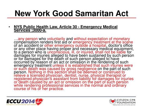 PPT Good Samaritan Laws The Shocking Truth PowerPoint Presentation