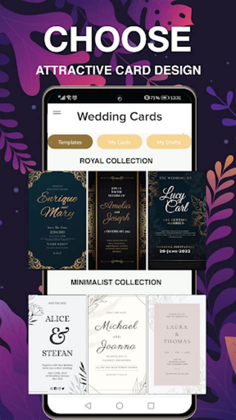 Android Wedding Invitation Card Maker