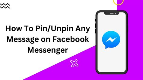 How To Pin Unpin Any Message On Facebook Messenger Youtube