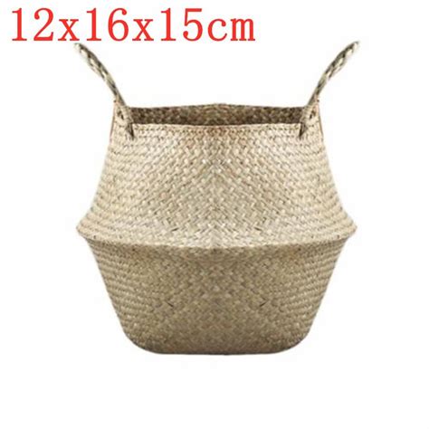 Cache Pot En Osier Pliable Avec Crochet Jolipot