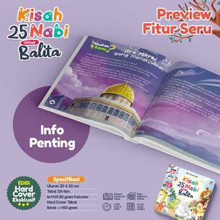 Jual Ziyadbooks Buku Cerita Anak Islami Kisah 25 Nabi Untuk Balita