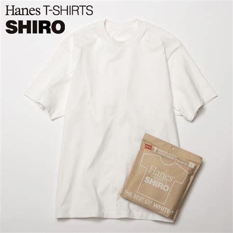 【楽天市場】hanes ヘインズ T Shirts Shiro クルーネック 半袖tシャツ 白 しろ シロ Hm1 X201 無地 半t