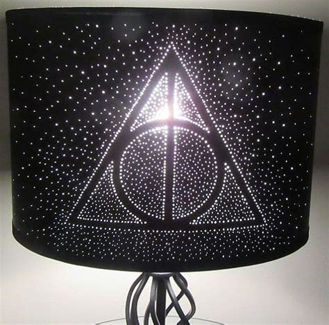 Harry Potter Deathly Hallows Pin Hole Lamp Shade Harry Potter Deathly