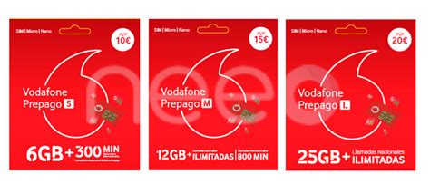 Vodafone Lanza Nuevas Tarifas Prepago S M L El Pr Ximo De Mayo