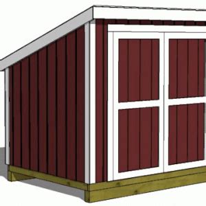 Short Lean To Shed Parr Lumber